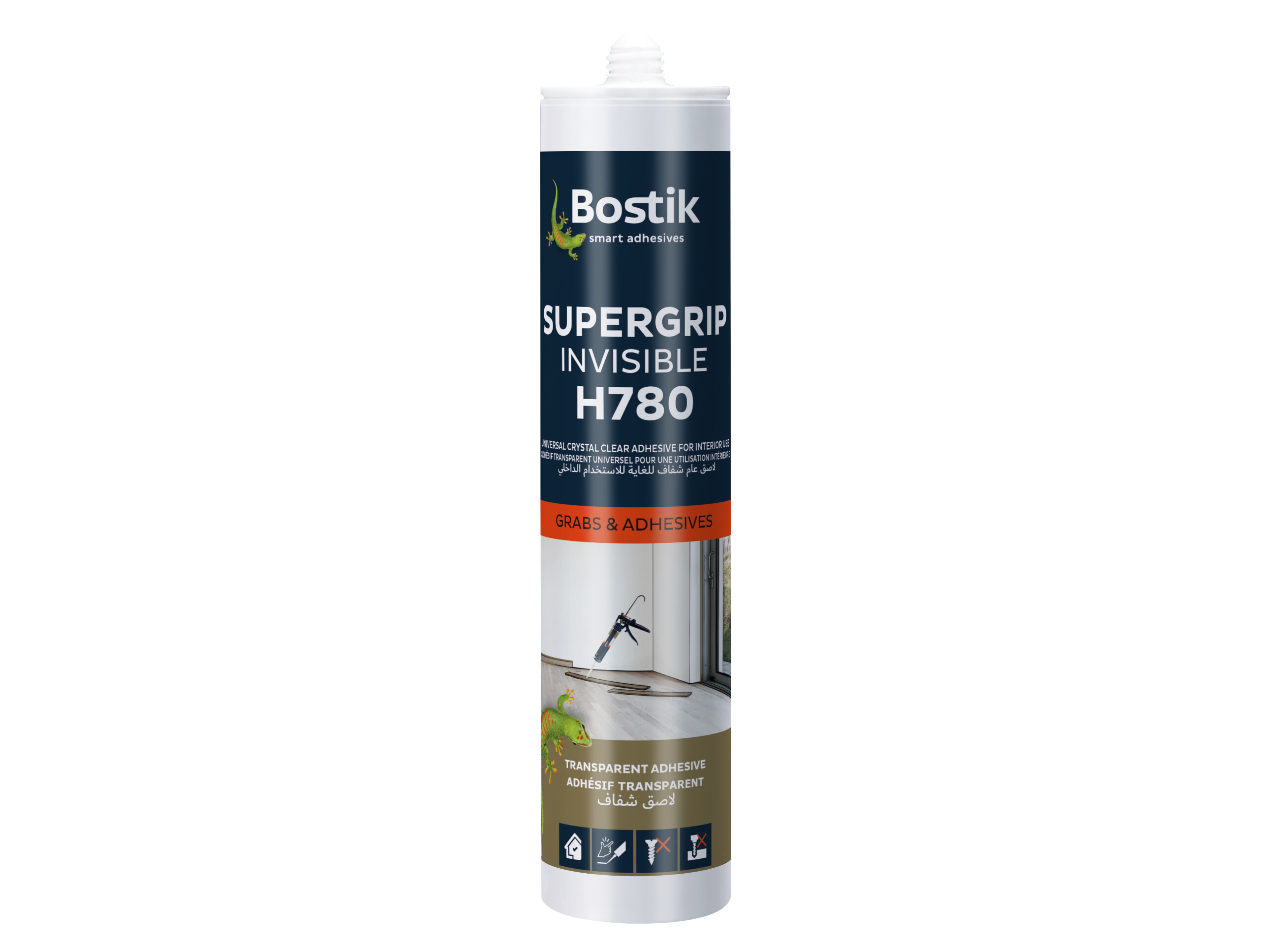 BOSTIK H780 SUPERGRIP INVISIBLE | Sealing and bonding hybrid adhesive ...